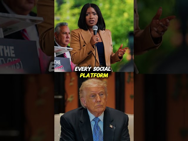 Trump Humiliated After Jasmine Crockett’s Brutal Mic Drop! 😳🔥 #Shorts