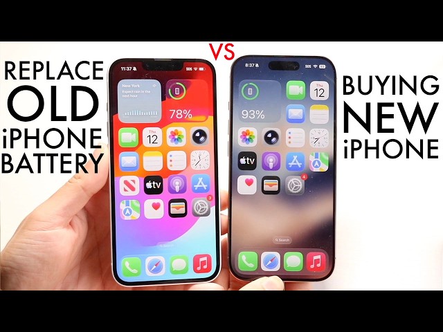 Replacing The Battery Of Your Old iPhone VS Buying a New iPhone!