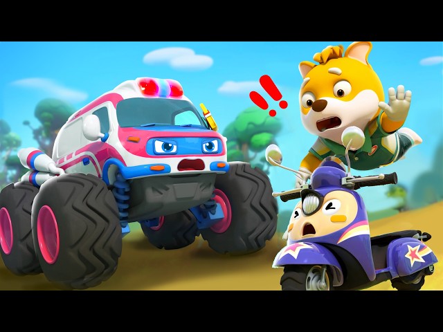 Super Ambulance Rescue Team | Monster Cars | Nursery Rhymes & Kids Songs | BabyBus - Cars World