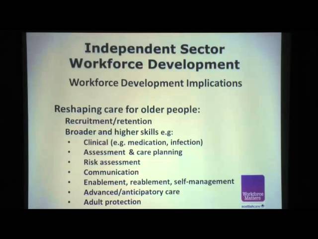 Workforce Development Implications from Adult Health and Social Care Policy