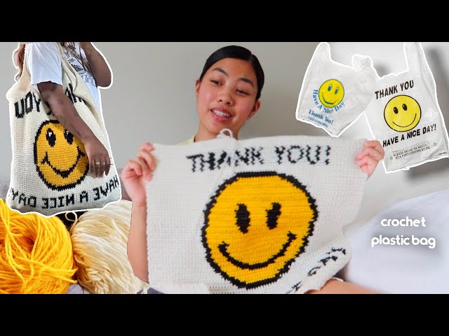 crocheting a take away plastic bag?! (PART 1)