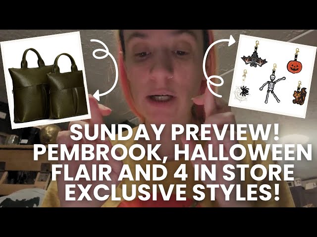 Sunday Preview! Pembrook, Halloween flair & 4 in store exculsive unicorn styles! | Portland Leather