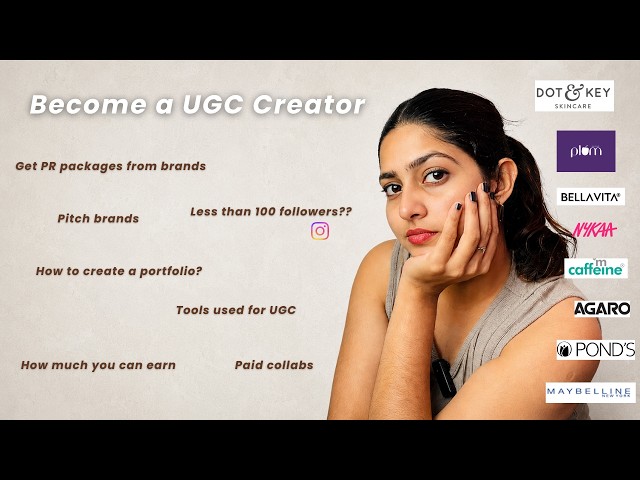 Get paid brand collabs and earn money as a UGC creator