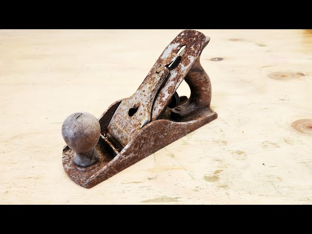 VERY OLD AND RUSTY Hand Plane Restoration