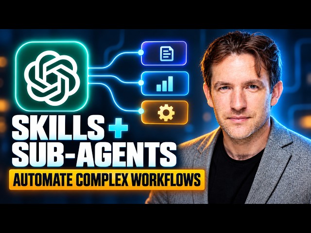 How to Build Agentic Workflows with Skills and a Team of Sub-Agents in the ChatGPT Desktop