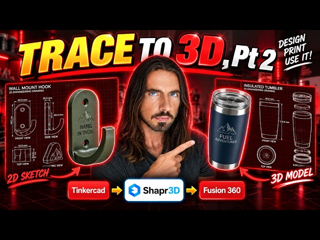 Trace any Part, 3D Print Anything You Want!!! Sharp3D Tutorial, Part 2