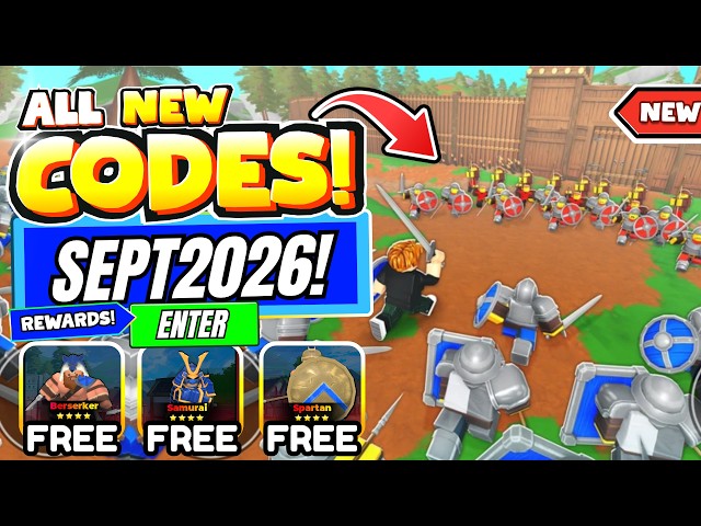 *NEW CODES* ALL WORKING CODES FOR COMMAND AN ARMY IN SEPTEMBER 2026! ROBLOX COMMAND AN ARMY CODES
