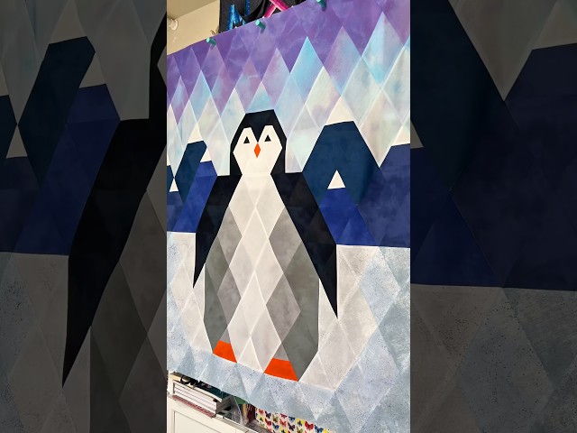 Percy the Penguin Quilt | The Fabric Combo That Made Me Drop Everything