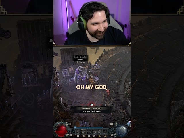 SECRET Bovine Sanctum in Diablo 4 is amazing! #twitch #diablo #diablo4 #diabloiv #diablopartner
