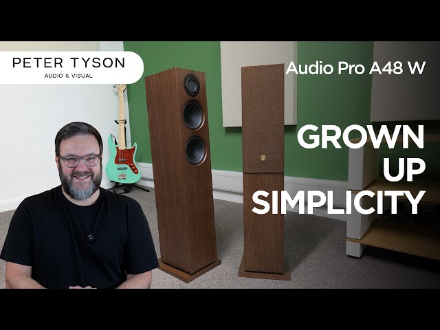 Audio Pro A48 W Powered Loudspeakers : Scandinavian Loveliness!
