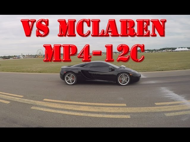 Audi B5 S4 vs Tuned McLaren MP4-12C 1/2 mile drag race - Battle Creek SpeedFest