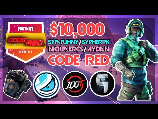$10 000 🥊Symfuhny SypherPK VS Aydan Nickmercs🥊 Code Red (Fortnite)
