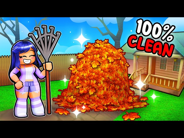 Roblox CLEAN All the LEAVES!