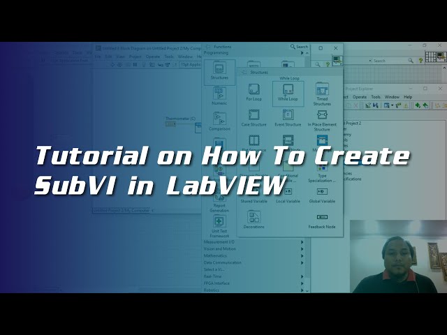 Tutorial on SubVI in LabVIEW