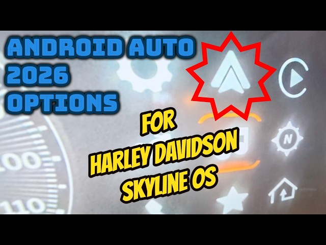 Android Auto for New Harley Touring Models 2026!