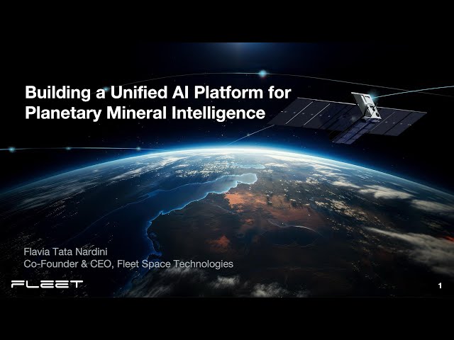 Mineral Exploration Reimagined with Fleet Space Technologies