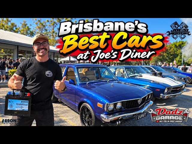 Joe's Diner never disappoints, Brisbane's Best Cars turned up!