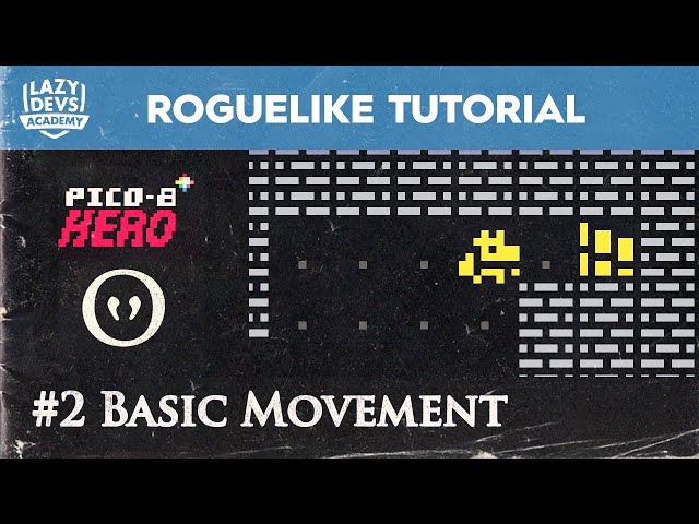 Making a Roguelike #2 - Basic Movement - Pico-8 Hero