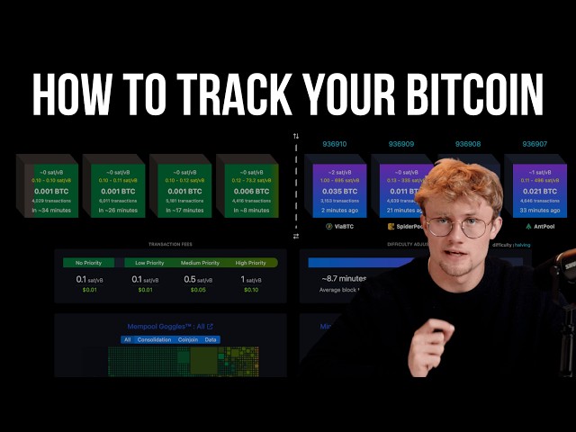 Mempool.Space Tutorial - Track Bitcoin Addresses, Transactions & Fees