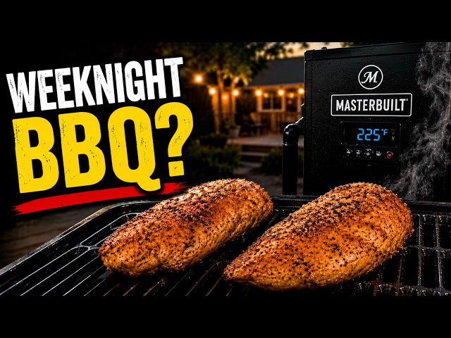 Smoked Chicken Breast in Under 2 Hours on the Masterbuilt Real BBQ on a Tuesday Night