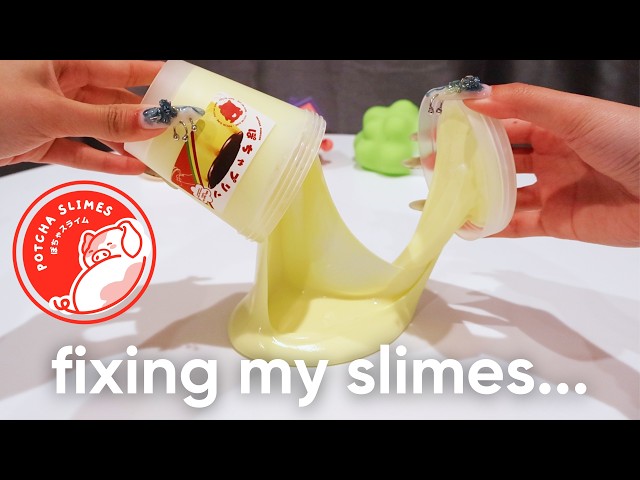 fixing slimes i got from canada 1 year ago