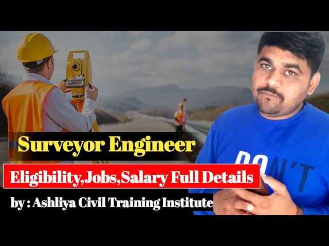 land surveyor career full details | land survey course | Iti Surveyor engineer @Ashliya Consultants