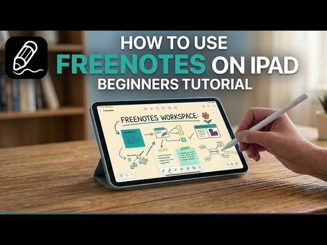 How To Use FreeNotes on iPad (Beginner’s Tutorial)