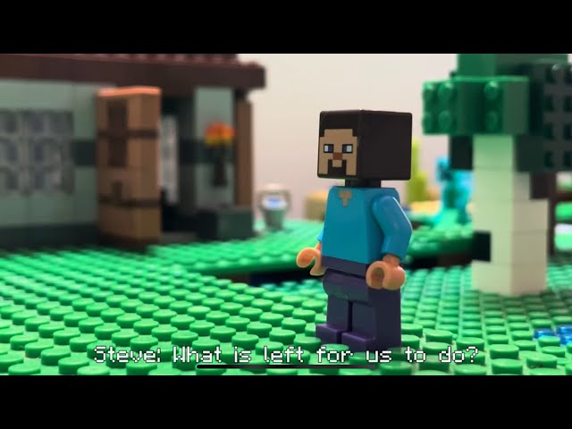 The old days LEGO Minecraft | Stop Motion animation 