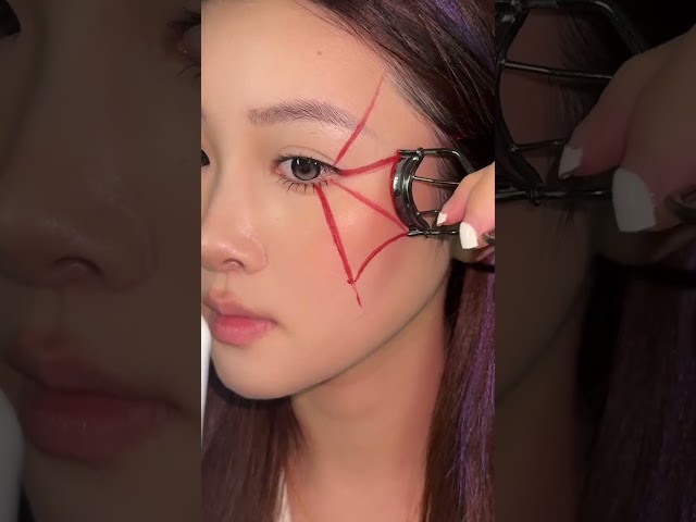 spider makeup tutorial #makeup #makeuptutorial #fypシ゚viral #makeupartist