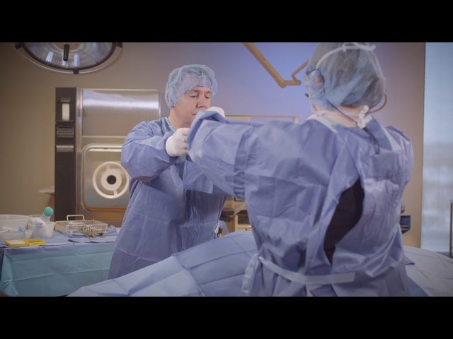Draping a patient in supine or prone position