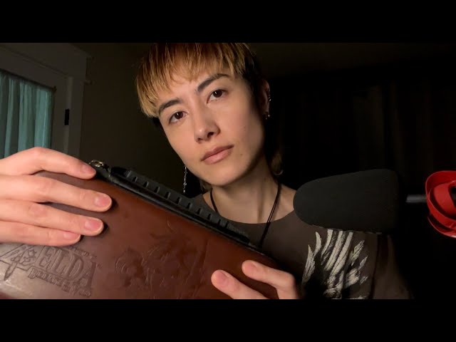 ASMR Gripping sounds and ear brushing
