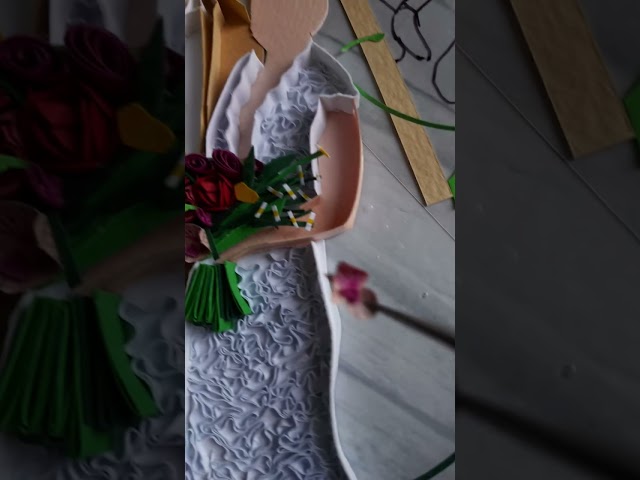 Adding orchid flower to couple portrait