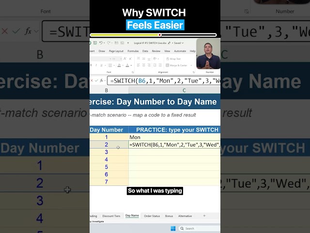 Why SWITCH Feels Easier in Excel