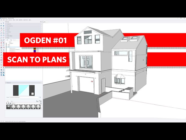 From 3D Scan to Existing Conditions Plans in SketchUp