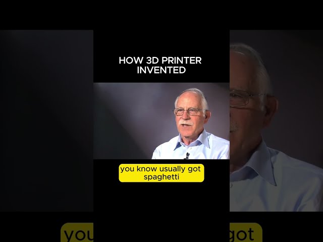 How 3D Printer Invented / The Story of Chuck Hull #shorts