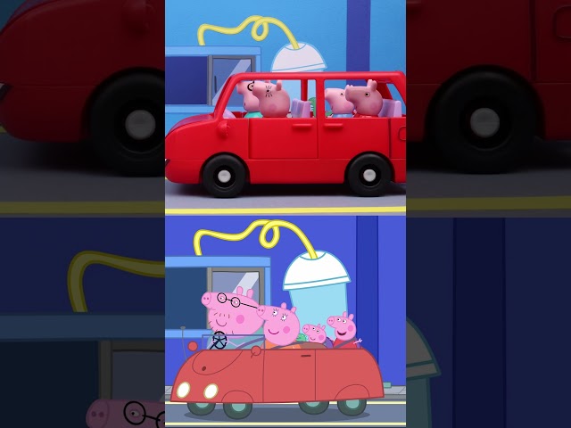 Toy VS Tales: Drive-Through ๐ #PeppaPig #Shorts