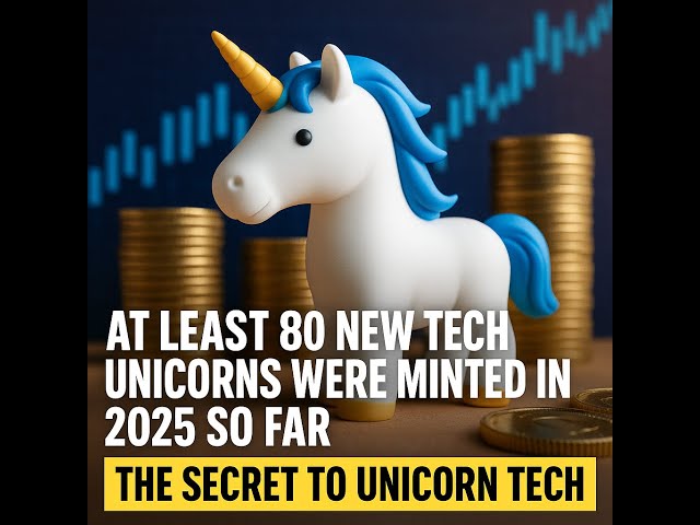 At least 80 new tech unicorns were minted in 2025 so far      The SECRET to Unicorn Tech