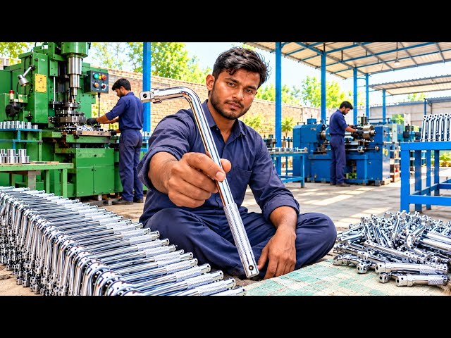 How L-Handle Socket Wrenches Are Made | Full Manufacturing Process