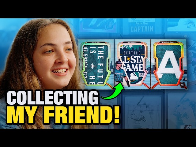 She became friends with an actual MLB player through trading cards