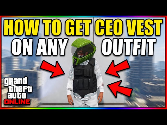 How To Get The CEO Vest On Any Outfit Glitch In GTA 5 Online!