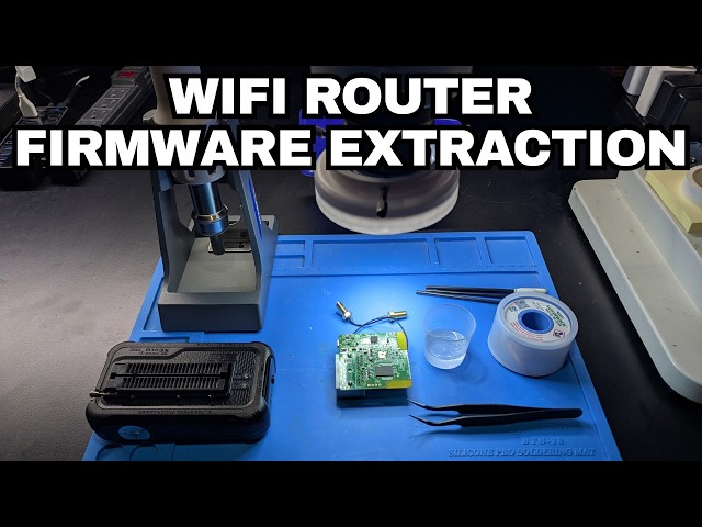 WiFi Router Chip-Off Firmware Extraction with Moria