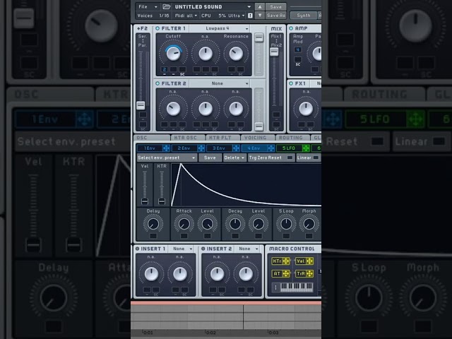 How to make a 'Pulse X' inspired Bass: Part 1 - Massive #shorts