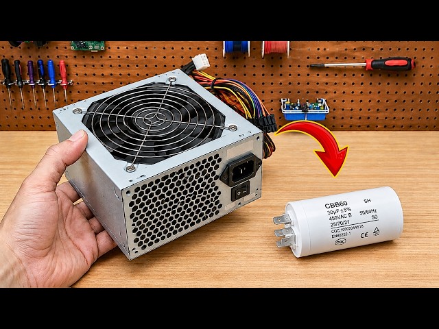Millions Are Throwing Away the Hidden Secret Inside Old PC Power Supplies! 😱 I Creation Hack