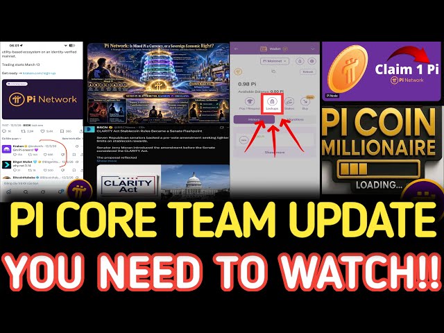 PI CORE TEAM SLOW PACE, Pi Network Price, Pi Network Seven Layers, CLARITY Act Killed