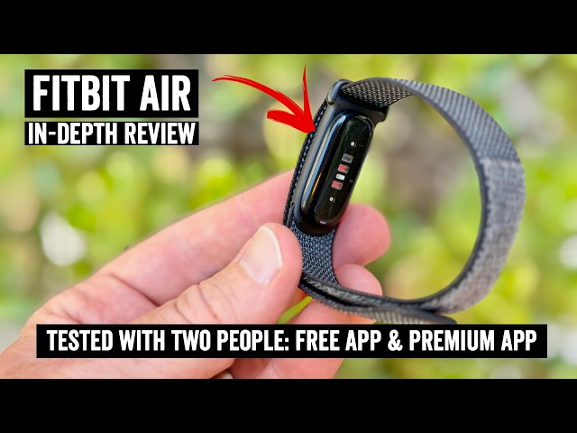 Fitbit Air In-Depth Review: A Real Whoop Replacement?