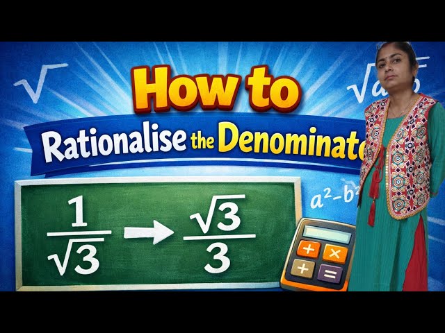 How to rationalise the denominator ? Number system class 9 | Multi Edu Hub 