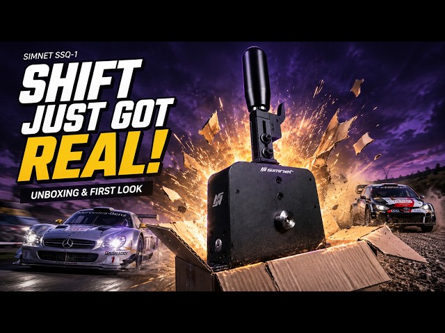 SimNet's Sequential Shifter on Fanatec? SSQ1 Unboxing & First Look