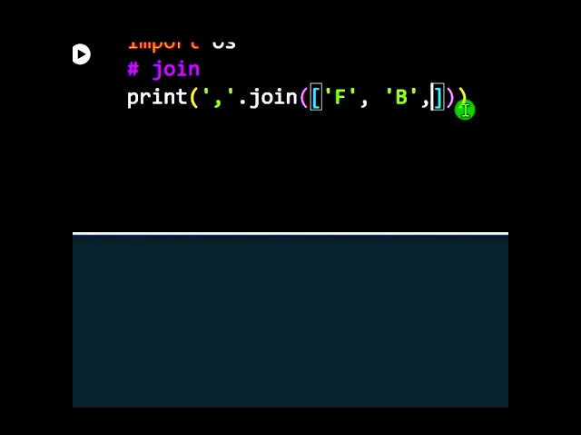 Python Join #coding #python #learnpython