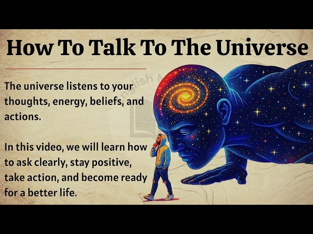 How To Talk To The Universe | Learn English With Book Summary | Speak English Fluently ✅️