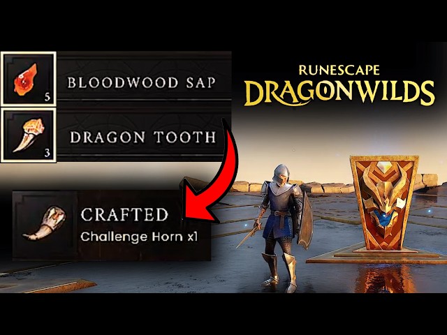 Get The Items For The Challenge Horn!!! Runescape Dragonwilds
